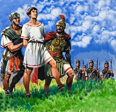 Junger Brite von römischen Soldaten verhaftet von Peter Jackson