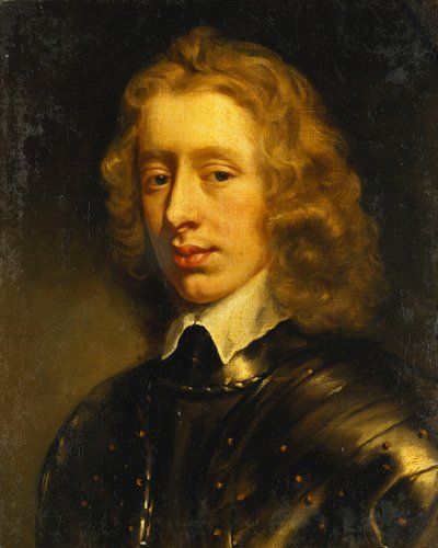 Porträt eines jungen Gentlemans, vermutlich der Herzog von Richmond, Büste, in Rüstung, ca. 1650 von Peter Lely