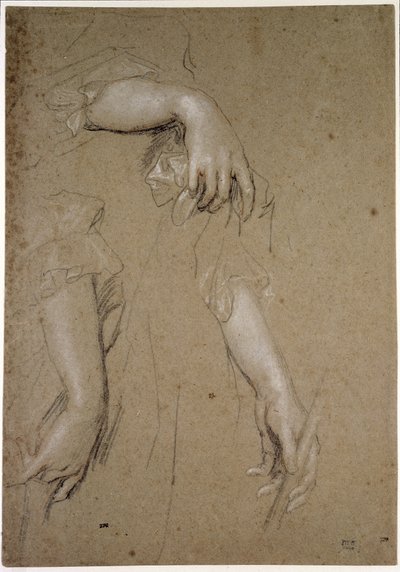 Studien von Händen, 17. Jahrhundert von Peter Lely