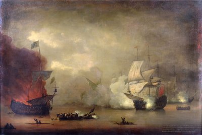 Seekampf zwischen der HMS 