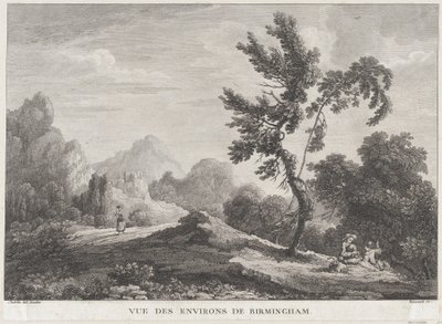 Ansicht von Birmingham, ca. 1755 von Peter Paul Benazech