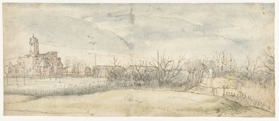Ansicht von Schloss Crayenhof in Zwijndrecht, 1606 von Peter Paul Rubens (attributed to)
