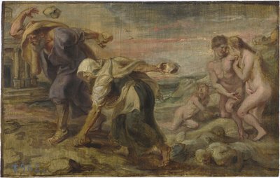 Deukalion und Pyrrha, ca. 1636 von Peter Paul Rubens