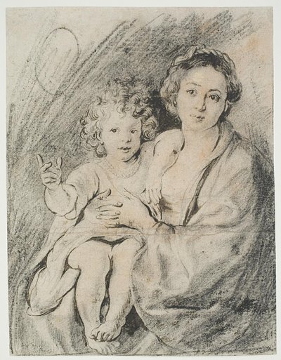 Jungfrau Maria mit Kind von Peter Paul Rubens