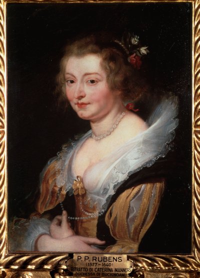 Porträt von Catherine Manners, Herzogin von Buckingham von Peter Paul Rubens