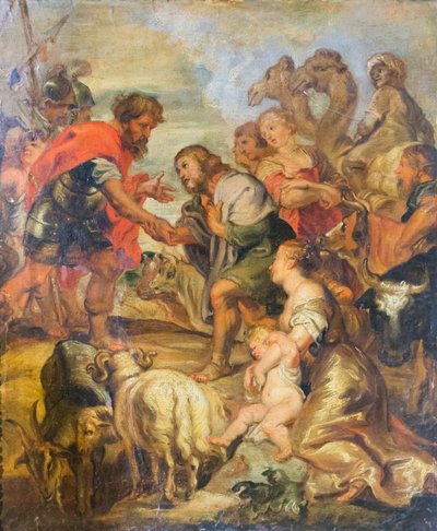 Versöhnung von Esau und Jakob von Peter Paul Rubens