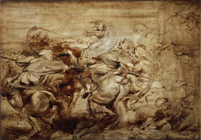 Studie für die Löwenjagd von Peter Paul Rubens