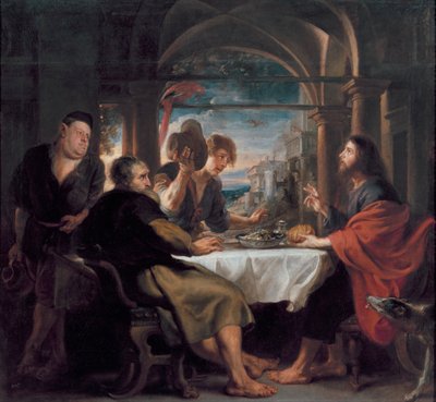 Das Abendmahl in Emmaus von Peter Paul Rubens