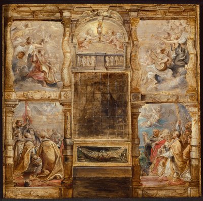 Die Anbetung der Eucharistie, ca. 1626 von Peter Paul Rubens
