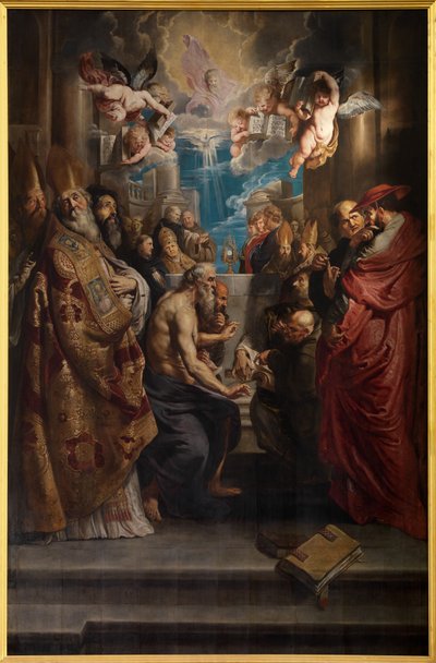 Der Streit über das Heilige Sakrament von Peter Paul Rubens