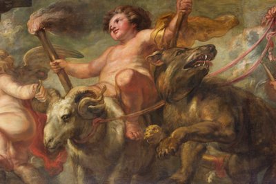 Die Rubens-Decke, Bankettsaal, Whitehall, ca. 1629-34 von Peter Paul Rubens
