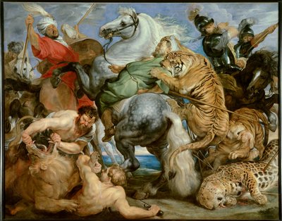 Die Tigerjagd von Peter Paul Rubens