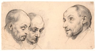 Drei Männerköpfe von Peter Paul Rubens