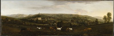 Ansicht von Chatsworth aus Südwesten von Peter Tillemans