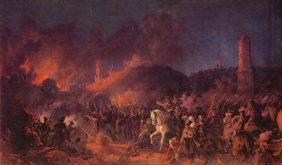 Die Schlacht von Polotzk von Peter von (after) Hess