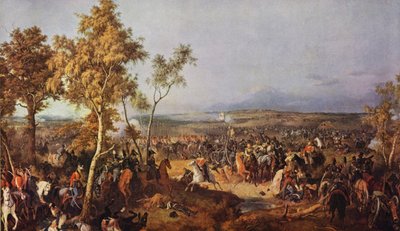 Die Schlacht von Taroutine von Peter von (after) Hess