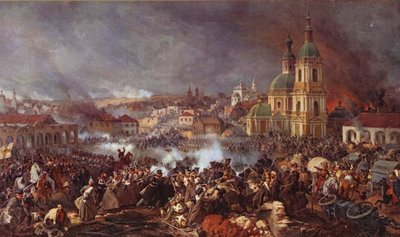 Die Schlacht von Viazma von Peter von (after) Hess