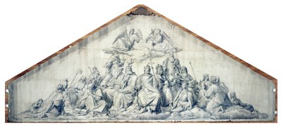 Die Verbreiter des Christentums, die heiligen Könige und Jungfrauen von Peter von Cornelius