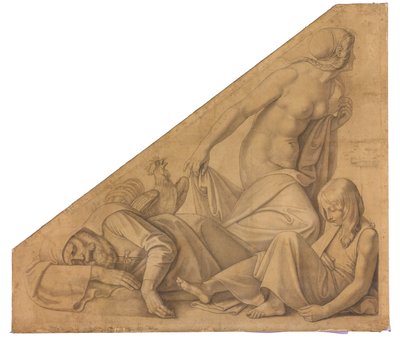 Eos, Tithonos und Memnon von Peter von Cornelius