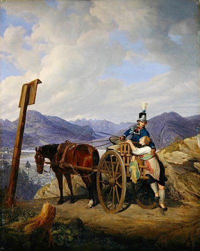 Die Postkutsche von Peter von Hess