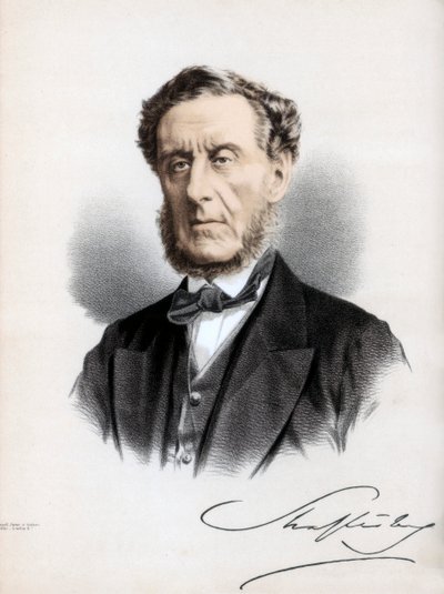 Anthony Ashley Cooper, 7. Earl of Shaftesbury, englischer Politiker und Philanthrop, um 1890 von Petter and Galpin Cassell