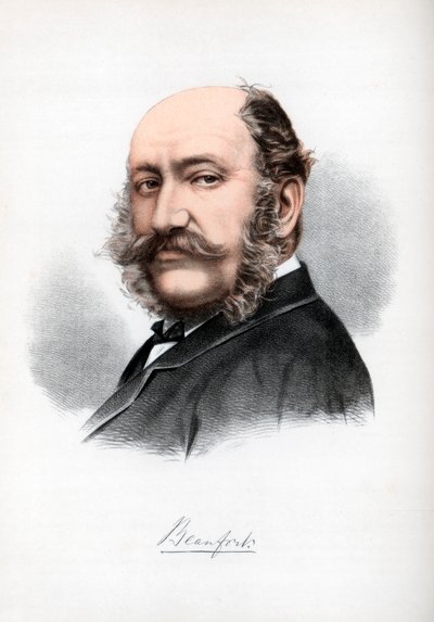 Henry Somerset, 8. Herzog von Beaufort, britischer Peer, Soldat und Politiker, um 1890 von Petter and Galpin Cassell