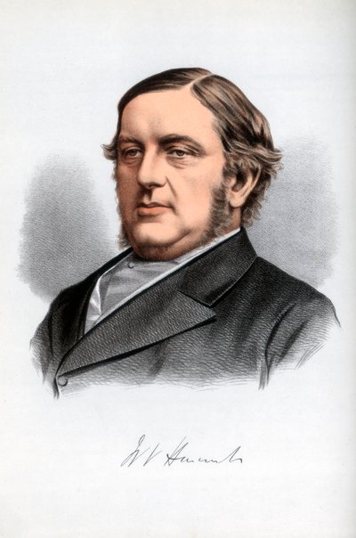 William Vernon Harcourt, britischer liberaler Staatsmann, um 1890 von Petter and Galpin Cassell
