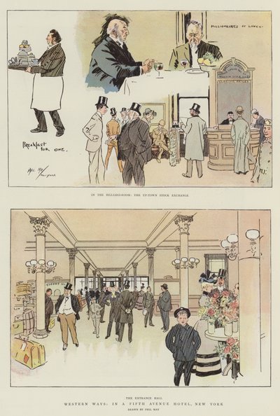 Western Ways, in einem Hotel an der Fifth Avenue, New York von Phil May