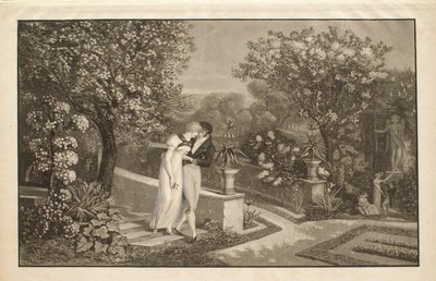 Frühling, oder, Die Liebenden von Philibert-Louis Debucourt