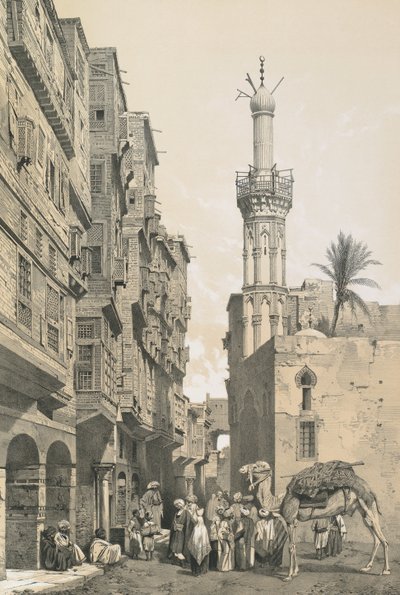 Eine Straße in der Stadt Rosetta von Philibert Joseph Girault de Prangey