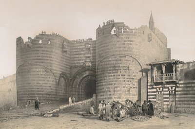 Tor der Zitadelle Saladins von Philibert Joseph Girault de Prangey