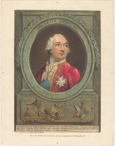 Mgr. Der Herzog von Orléans von Philibert Louis Debucourt