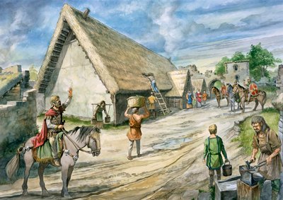 Römisches Fort Birdoswald, 2. Jahrhundert, ca. 1990-2010 von Philip Corke