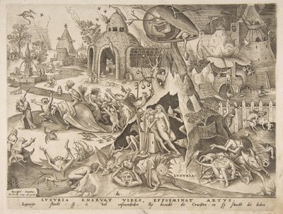 Lust Luxuria aus Die sieben Todsünden von Philip Galle