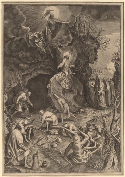 Die Auferstehung von Philip Galle after Pieter Bruegel the Elder