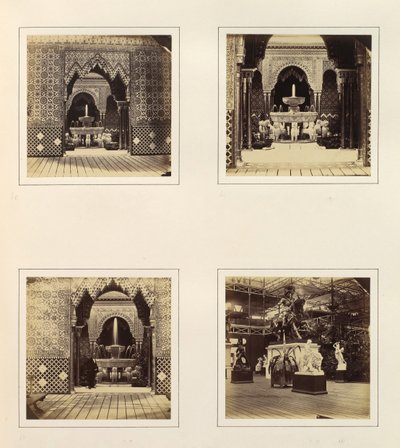 [Alhambra und Löwenhof, Blick im südlichen Querschiff], ca. 1859 von Philip Henry Delamotte.