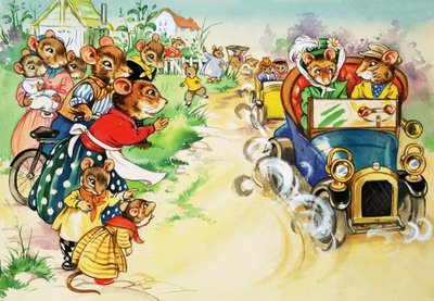 Stadtmaus und Landmaus von Philip Mendoza