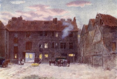 Rückseite des White Hart Inn, Southwark, 1884 von Philip Norman