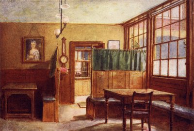 Kaffeeraum des Old Bell Inn, Holborn, 1897 von Philip Norman