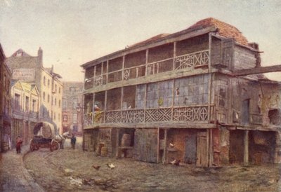 Letztes des Kings Head Inn, Southwark, 1884 von Philip Norman