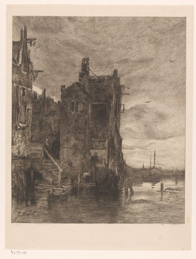 Häuser am Wasser von Philip Zilcken