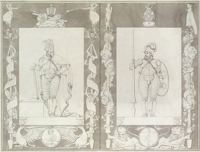 Karl der Große (742-814) und Heymon, 1804-5 von Philipp Otto Runge