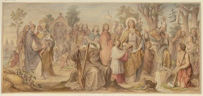 Die Einführung der Künste in Deutschland durch das Christentum von Philipp Veit