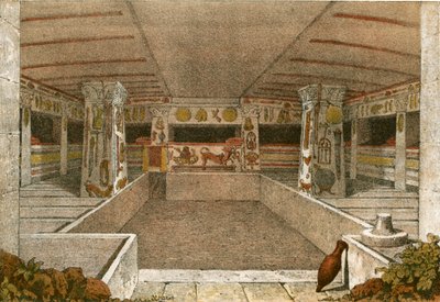 Grabkammer in Caere von Philippe Benoist