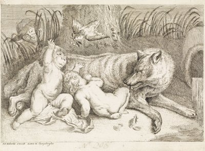 Romulus und Remus von Philippe Lambert Joseph Spruyt
