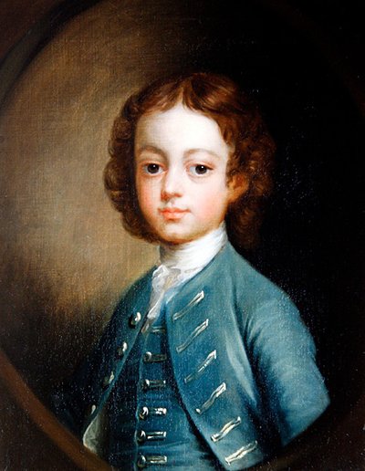 Porträt eines jungen Jungen von Philippe Mercier