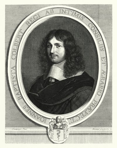 Jean-Baptiste Colbert, französischer Staatsmann von Philippe de (after) Champaigne