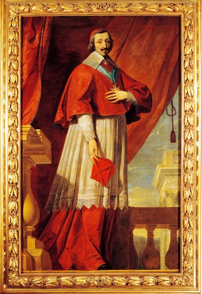 Porträt von Kardinal Richelieu von Philippe de (school of) Champaigne