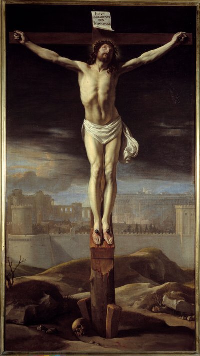 Christus am Kreuz. Gemälde von Philippe De Champaigne (1602-1674) von Philippe de Champaigne