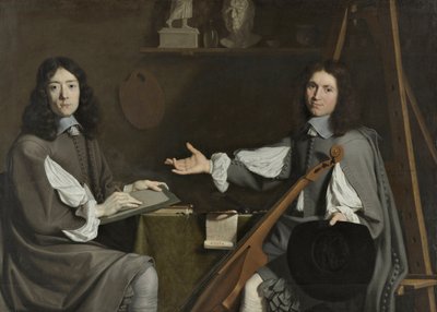 Doppelporträt beider Künstler von Philippe de Champaigne